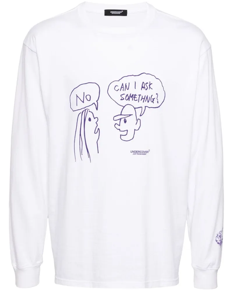 Undercover Sweatshirt aus Baumwolle - Weiß Weiß