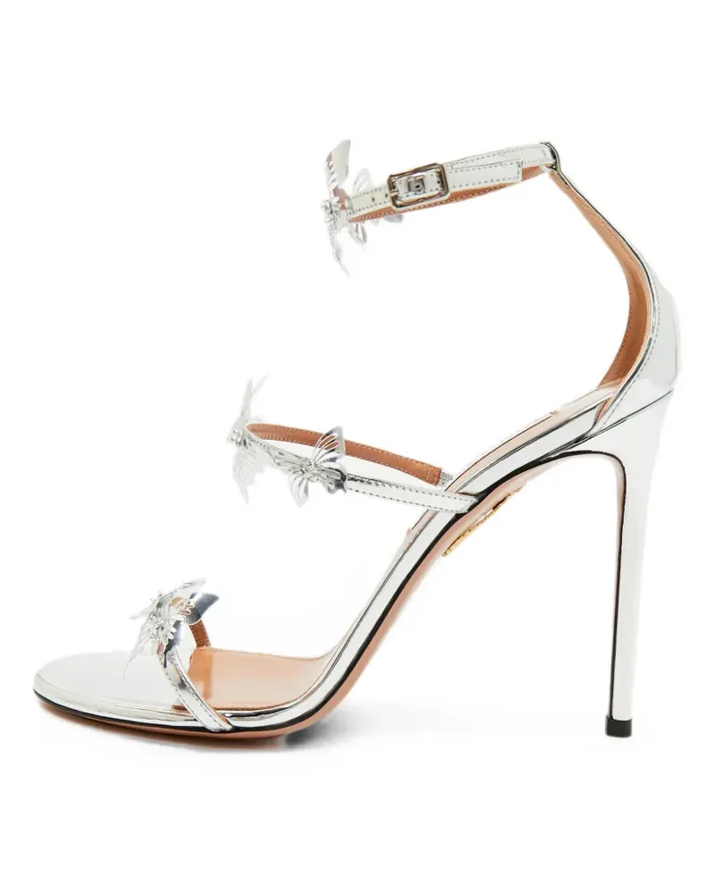 Aquazzura Papillon Sauvage sandals - Silber Silber