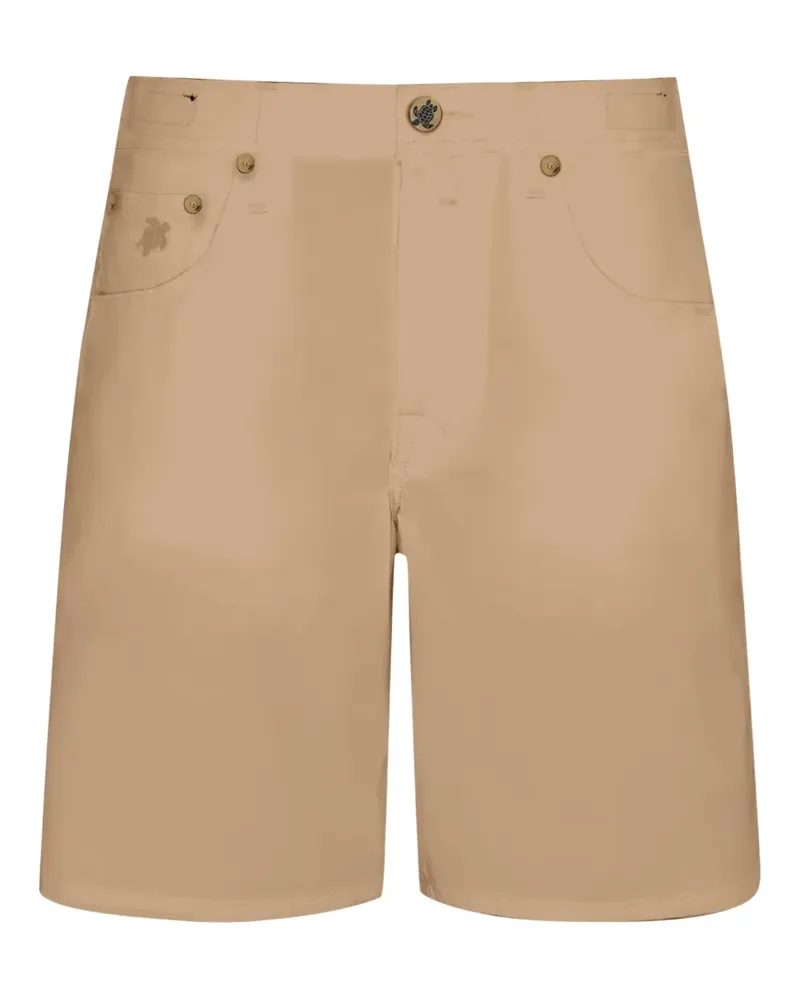 Vilebrequin Bermudas mit aufgestickter Schildkröte - Nude Nude