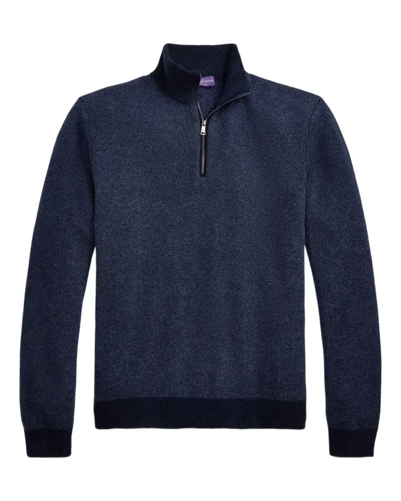 Ralph Lauren Pullover mit Reißverschluss - Blau Blau
