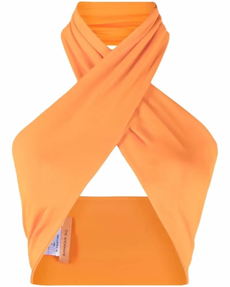 ANDAMANE Jasmine Cropped-Top - Orange Orange