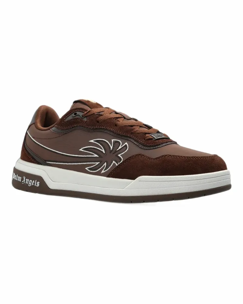 Palm Angels Palm Tennis panelled sneakers - Braun Braun