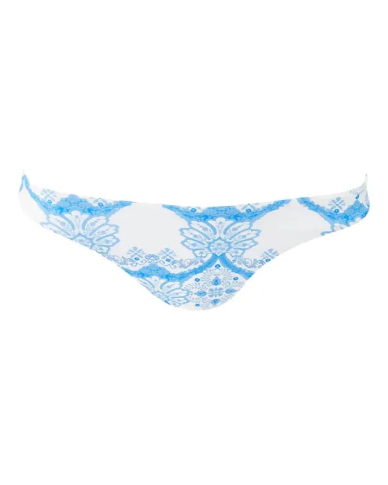 Melissa Odabash Liguria floral-print bikini bottoms - Weiß Weiß