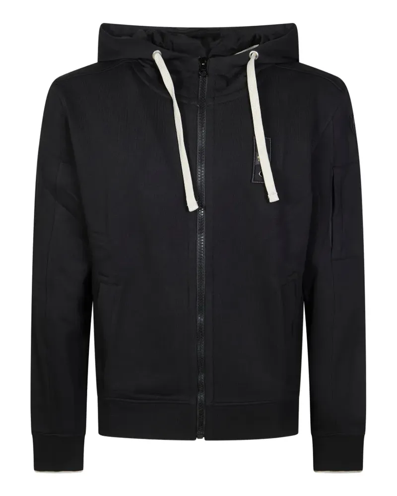 Blauer zip-up hoodie - Schwarz Schwarz