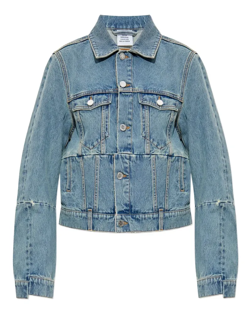 VETEMENTS Jeansjacke mit Einsätzen - Blau Blau