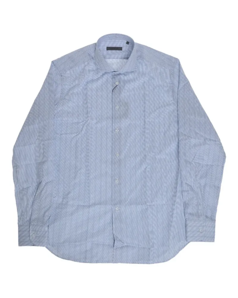 Corneliani striped shirt - Blau Blau