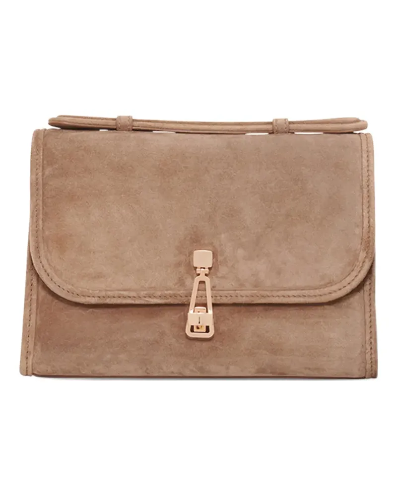 Gabriela Hearst Kleine Leonora Tasche aus Wildleder - Braun Braun