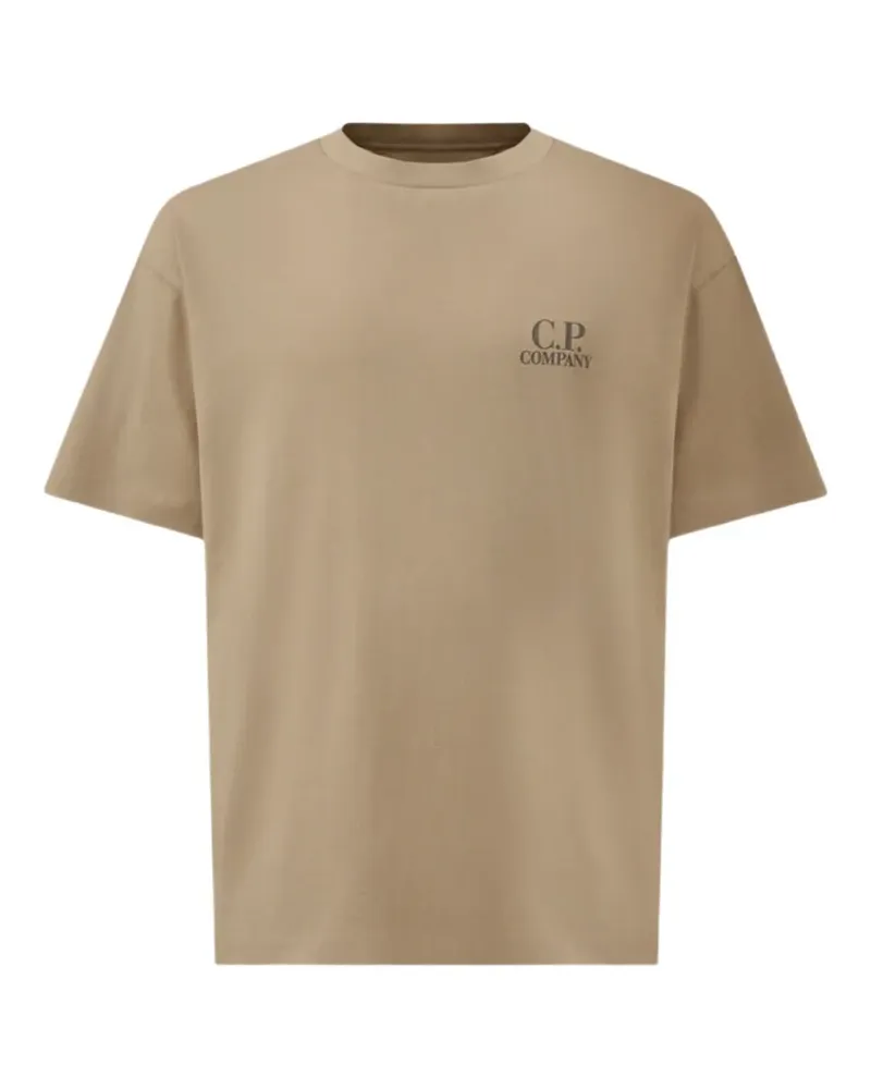 C.P. Company T-Shirt mit Logo-Print - Grau Grau