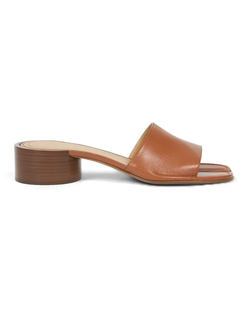 Maison Margiela Tabi leather sandals - Braun Braun