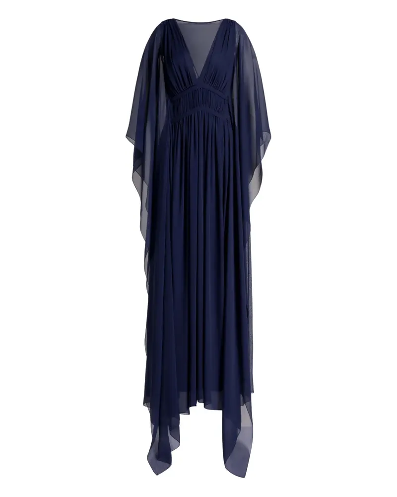 Alberta Ferretti V-neck maxi dress - Blau Blau