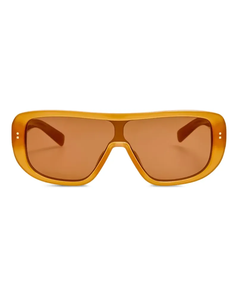 Jacquemus Masco Shield-Sonnenbrille - Braun Braun