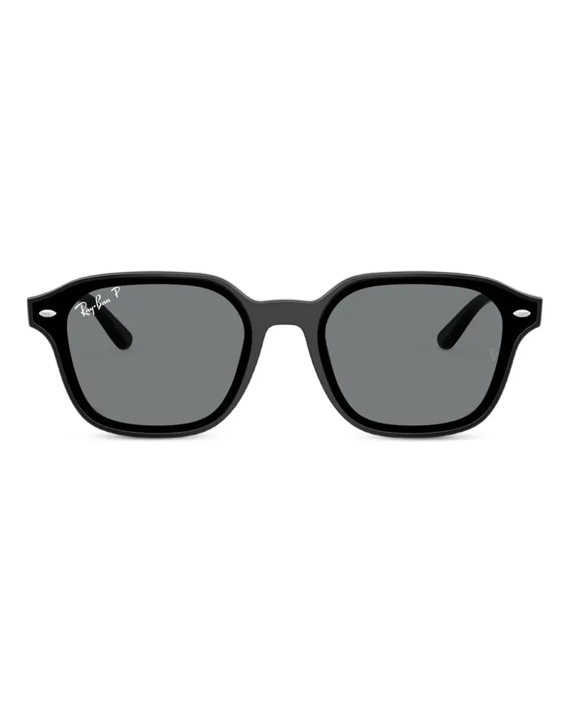 Ray Ban Sonnenbrille mit eckigem Gestell - Schwarz Schwarz