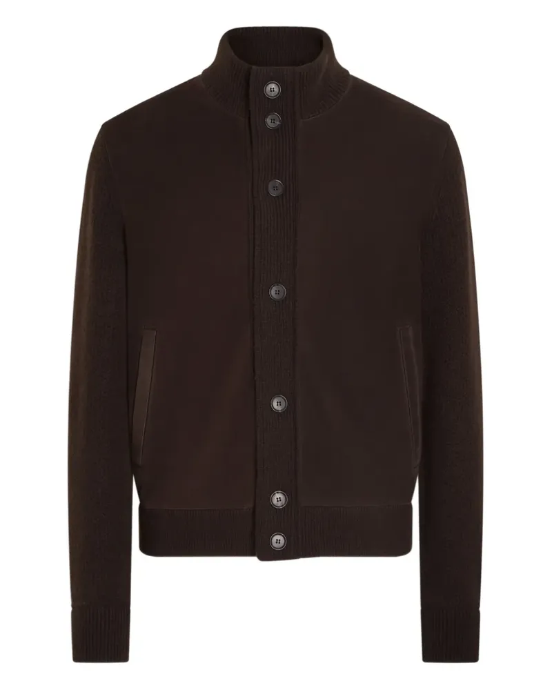 Ermenegildo Zegna Cardigan mit Knopfverschluss - Braun Braun