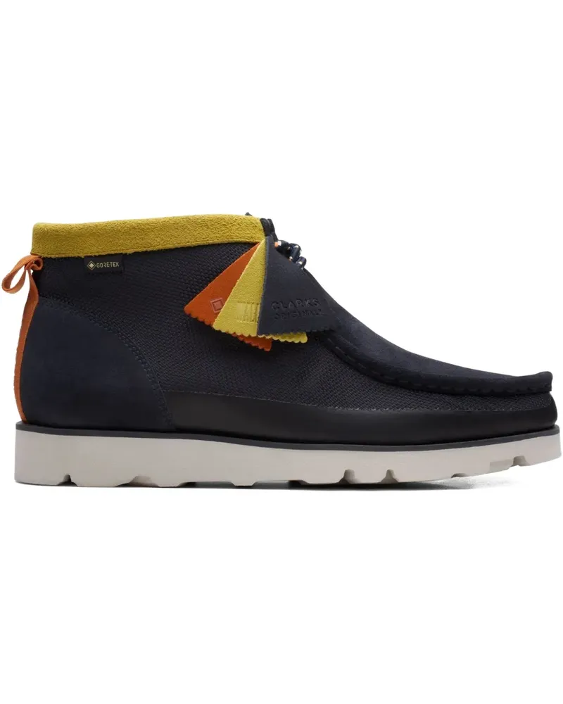 Clarks Wallabee 2.0 "Black/Yellow" Desert-Boots - Blau Blau