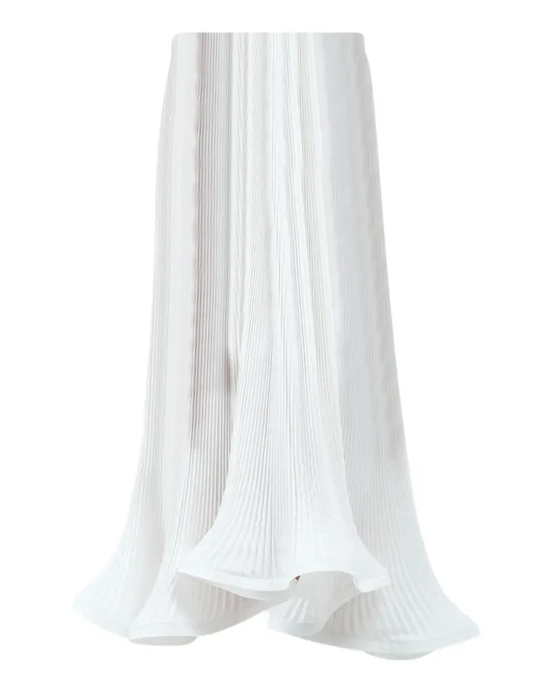 Rowen Rose pleated midi skirt - Weiß Weiß
