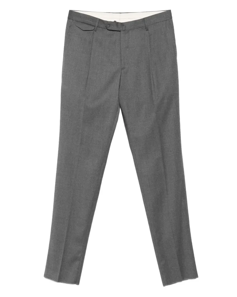 Tagliatore Plissierte Hose - Grau Grau