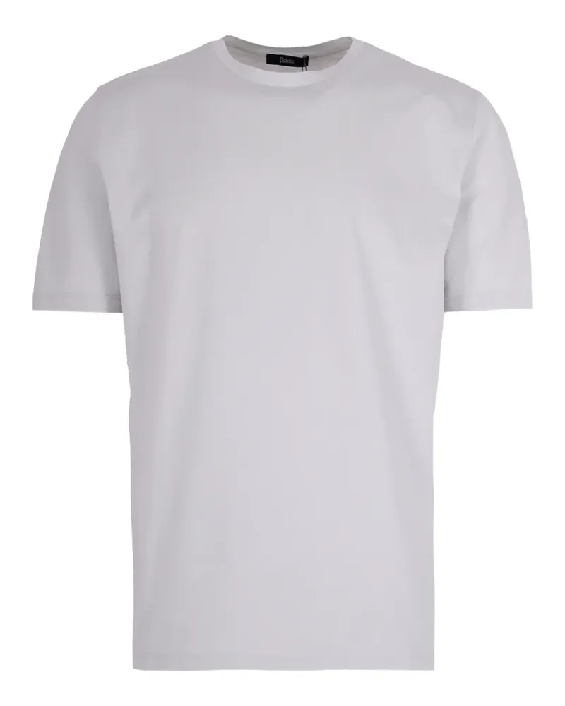 Herno T-Shirt mit rundem Ausschnitt - Grau Grau