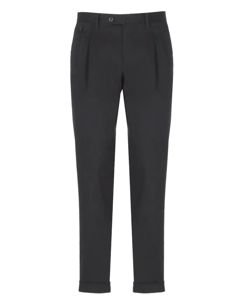 Briglia 1949 Hose mit Bundfalten - Schwarz Schwarz