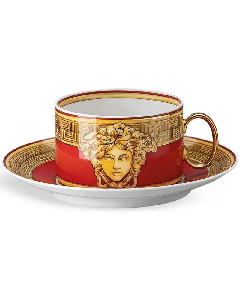 Versace Medusa Amplified Teetassen-Set - Rot Rot