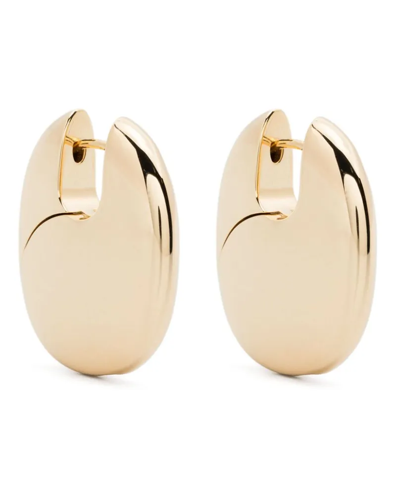 Tom Wood Große Pebble Creolen - Gold Gold