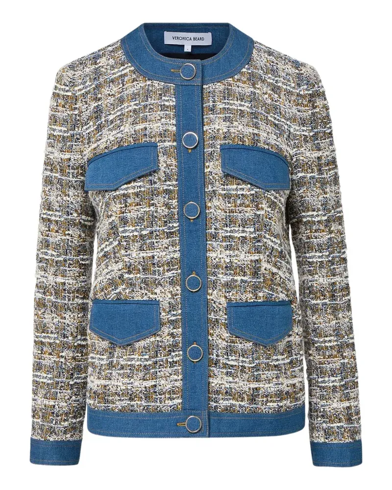 Veronica Beard Ainslie Tweed-Jacke - Nude Nude