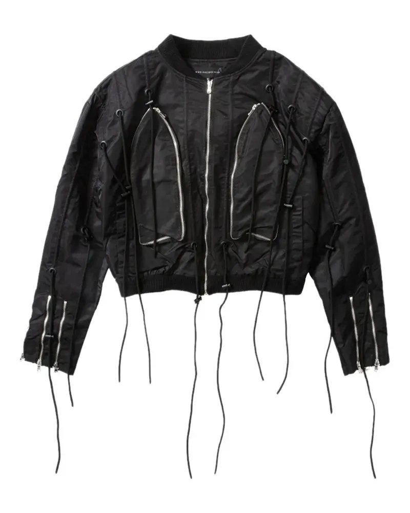 WHO DECIDES WAR String Theory Bomberjacke - Schwarz Schwarz