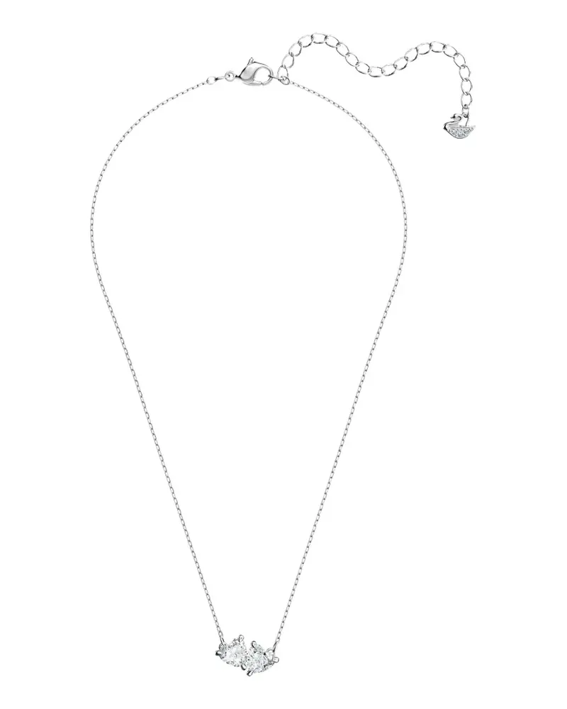Swarovski Mesmera Halskette mit Kristallen im Herzschliff - Silber Silber
