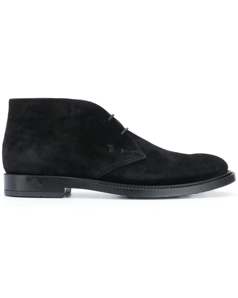 TOD'S Desert-Boots mit Monogramm - Schwarz Schwarz