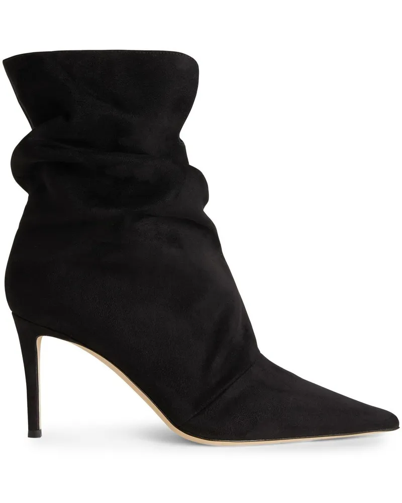 Giuseppe Zanotti Yunah Stiefel mit lockerem Schnitt 85mm - Schwarz Schwarz