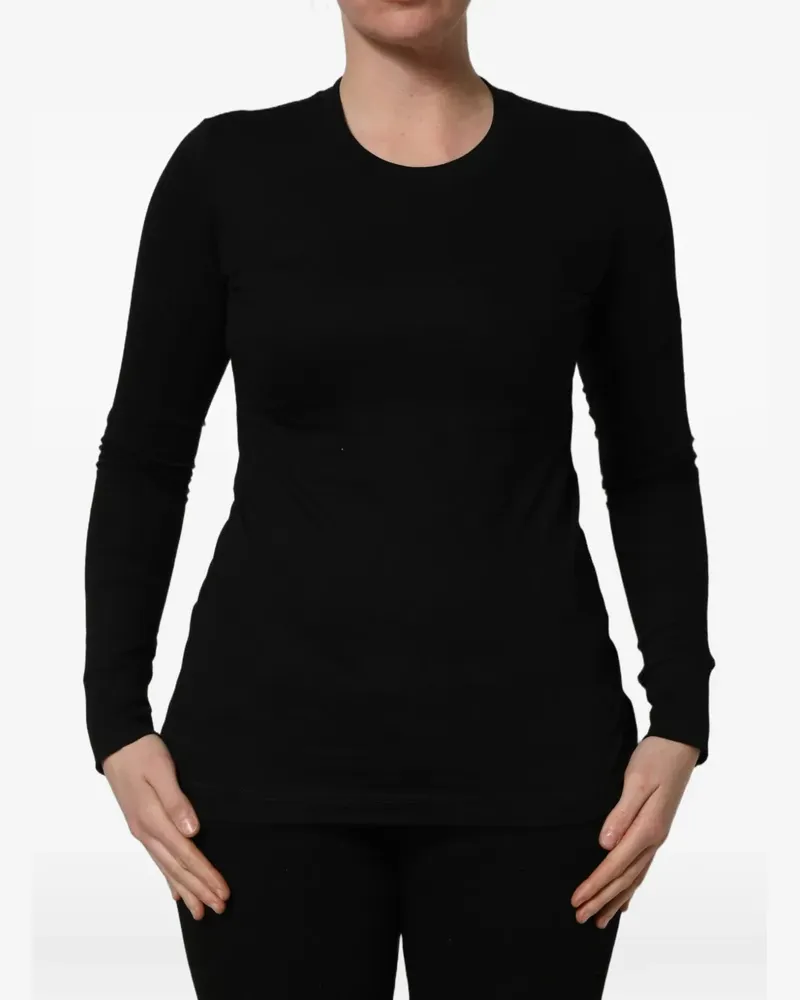 Dolce & Gabbana crew-neck long-sleeve sweater - Schwarz Schwarz