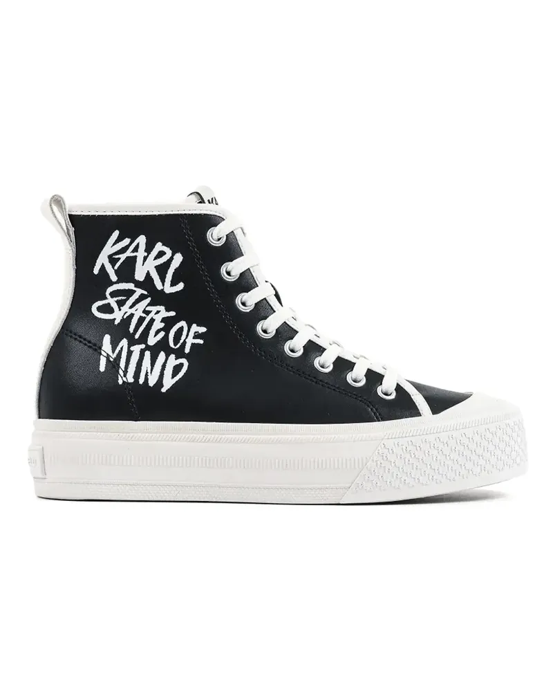Karl Lagerfeld Kampus Max V high-top sneakers - Schwarz Schwarz