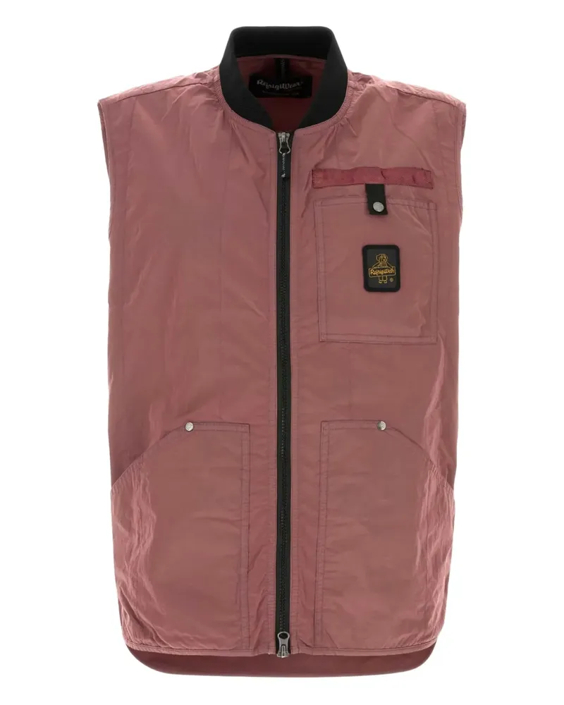 RefrigiWear Weste mit Logo-Patch - Rosa Rosa