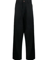 Comme des Garçons Baggy-Hose mit hohem Bund Schwarz