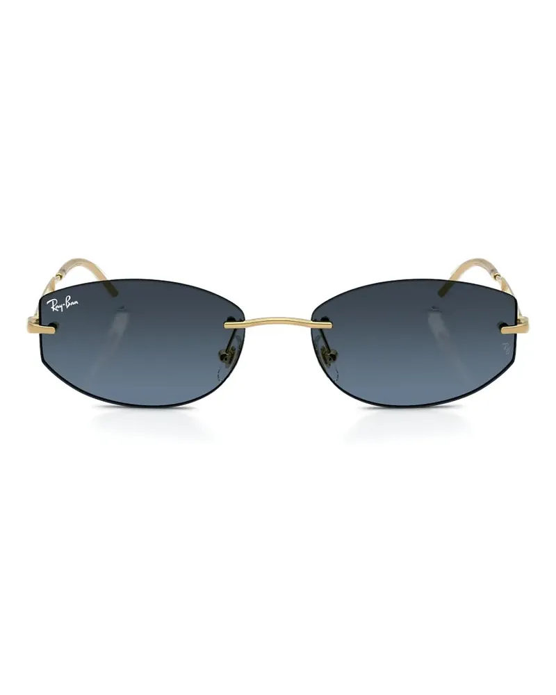 Ray Ban Geometrische Arista Sonnenbrille - Gold Gold