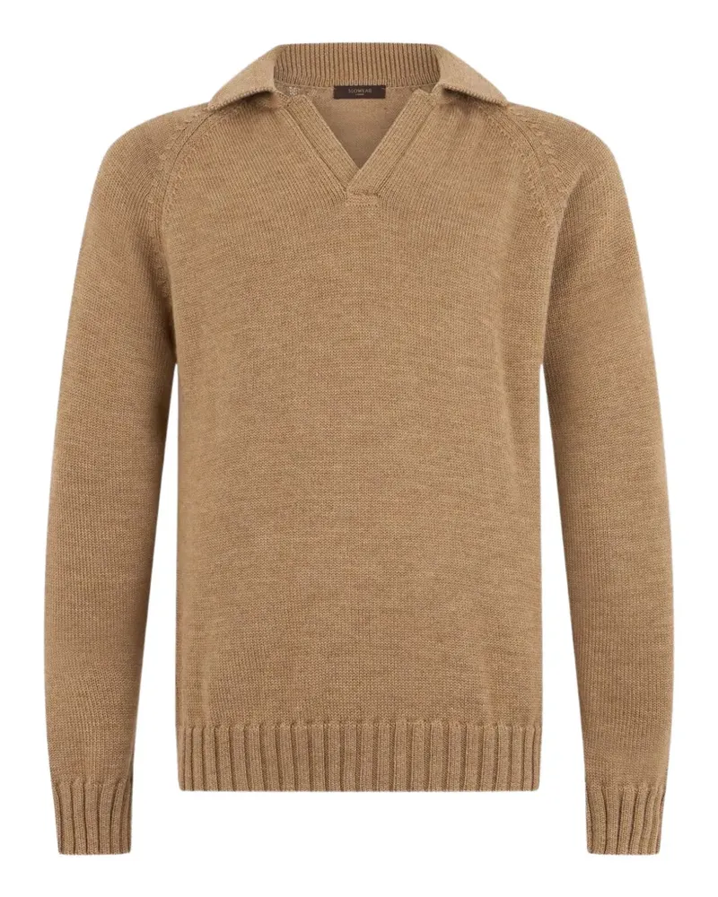 Zanone V Polo Poloshirt - Nude Nude