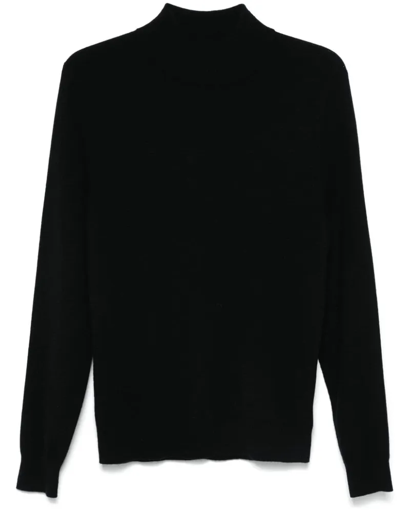 Eric Bompard Pullover mit Stehkragen - Schwarz Schwarz