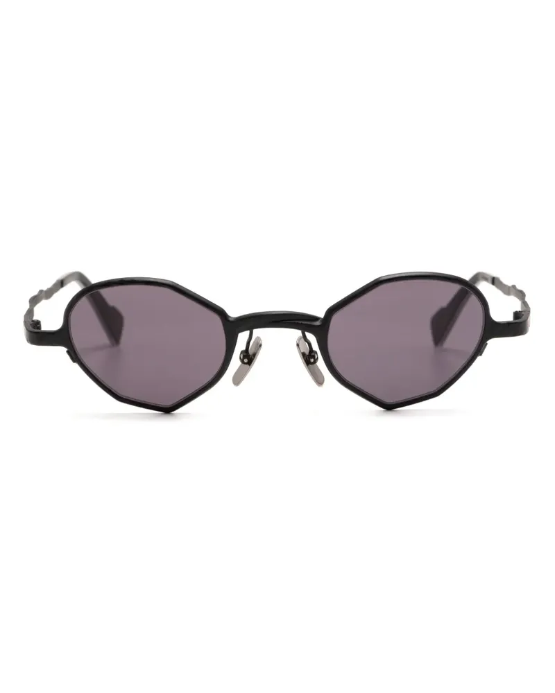 KUBORAUM Z20 Sonnenbrille mit geometrischem Gestell - Grau Grau