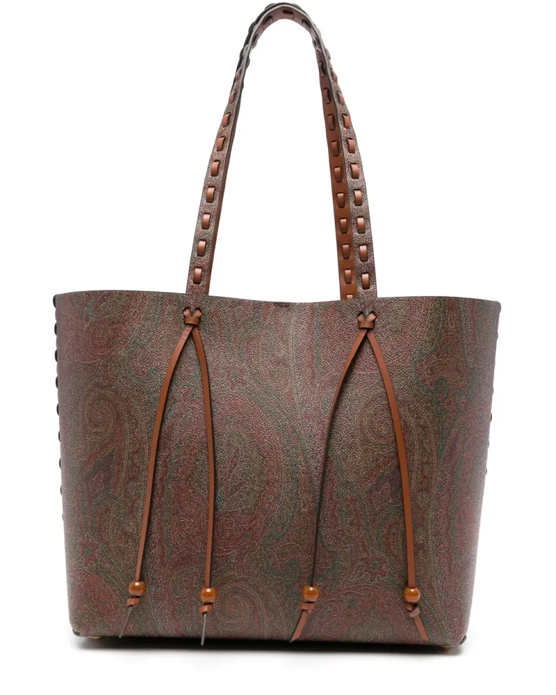 Etro Shopper mit Paisley-Print - Braun Braun