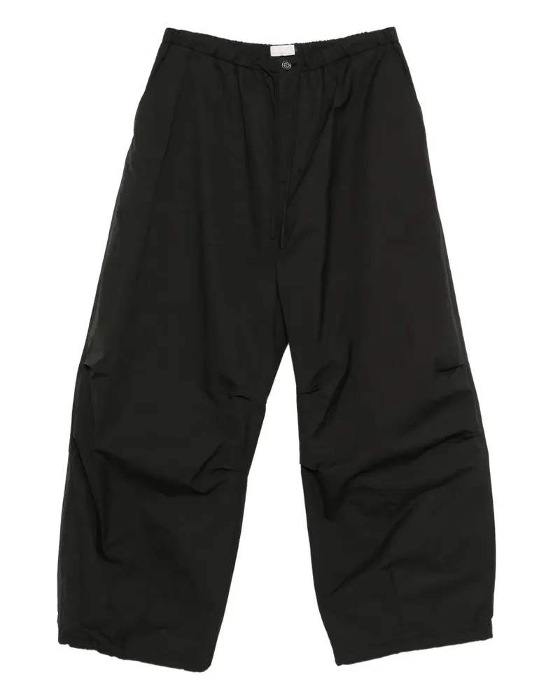 AMOMENTO Hose mit Kordelzug - Schwarz Schwarz