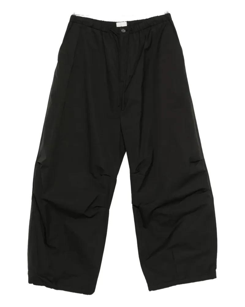 AMOMENTO Hose mit Kordelzug - Schwarz Schwarz