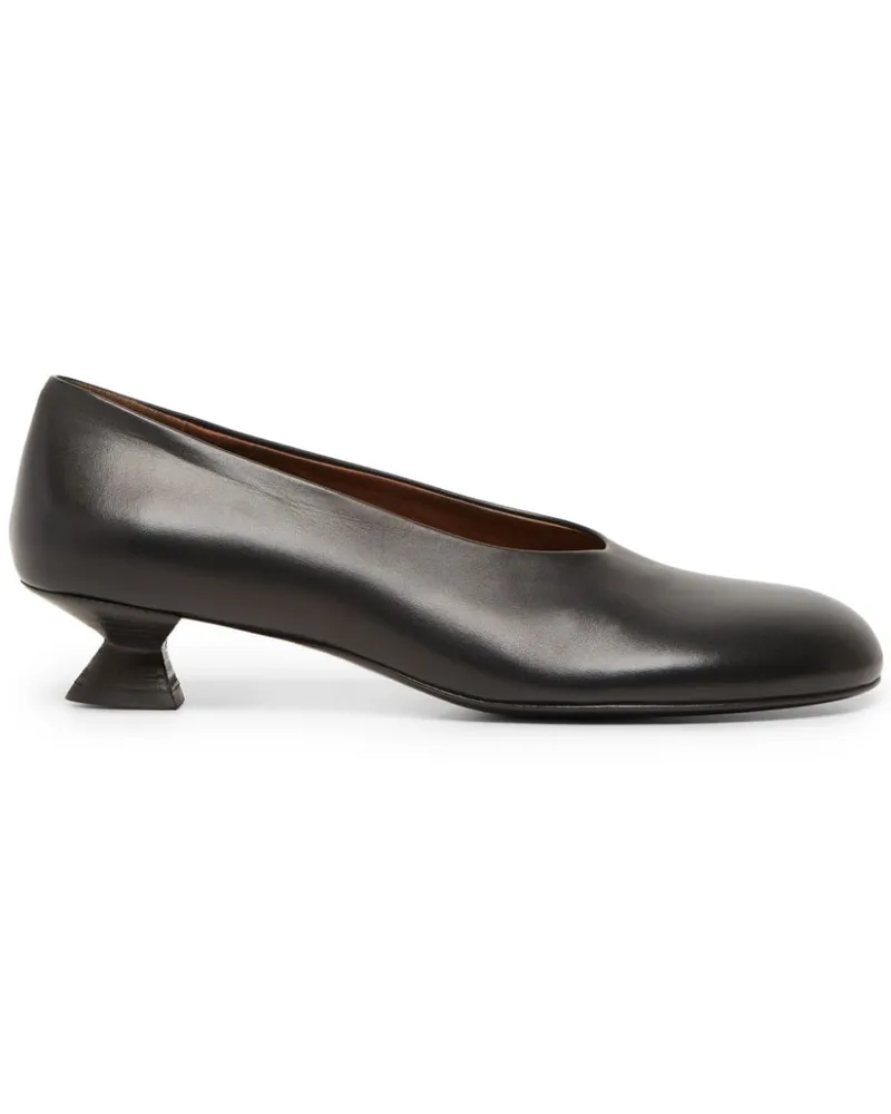 Marsèll Pumps mit Design-Absatz - Schwarz Schwarz