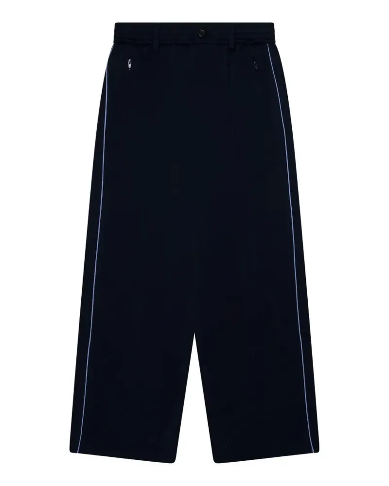 Marni Wollhose mit verdrehtem Design - Blau Blau