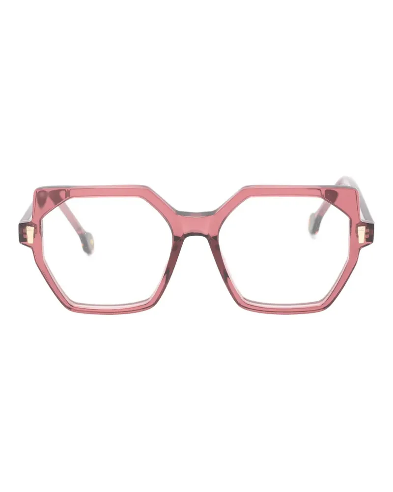 Kyme Ines geometric-frame glasses - Rosa Rosa
