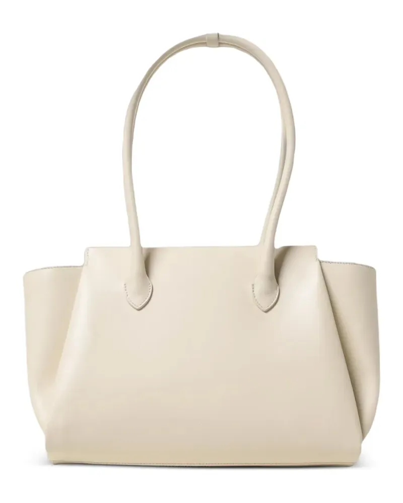 Aesther Ekme Schultertasche aus Leder - Nude Nude