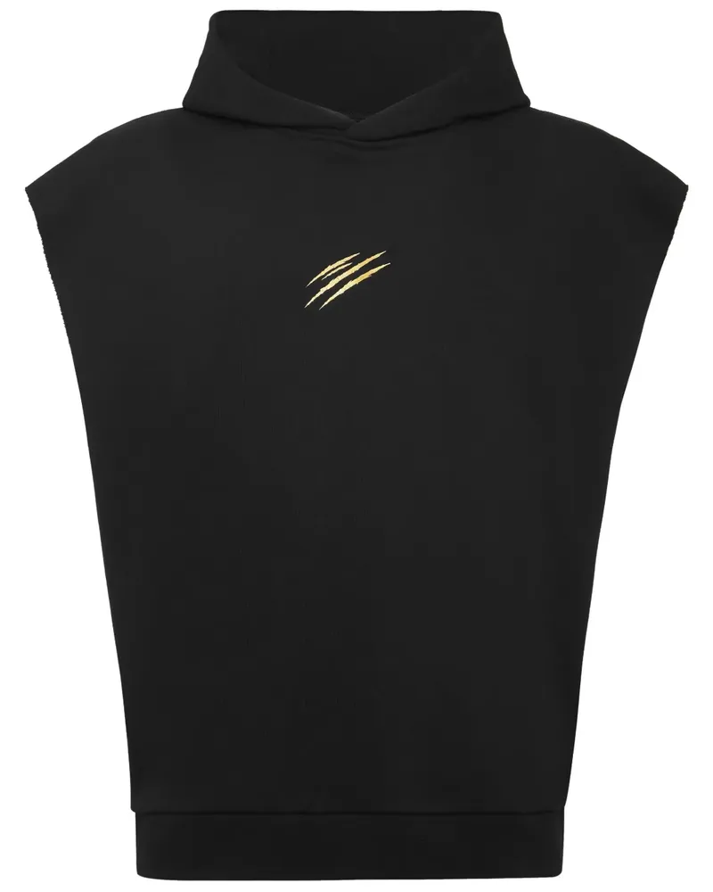 Philipp Plein Label Tanktop - Schwarz Schwarz