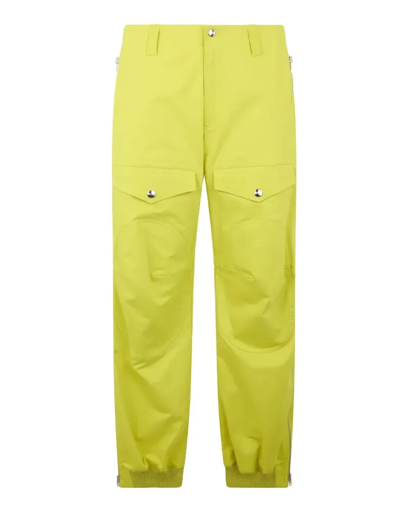 Moschino Gerade Hose mit elastischen Bündchen - Gelb Gelb