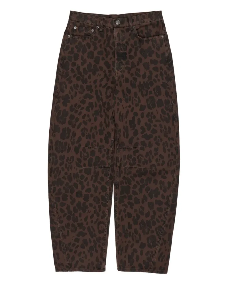 BIMBA Y LOLA Hose mit Leoparden-Print - Braun Braun