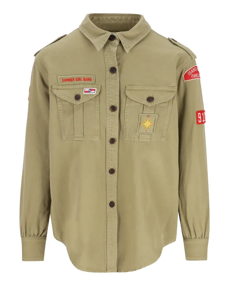 Isabel Marant button flap pocket shirt - Grün Grün
