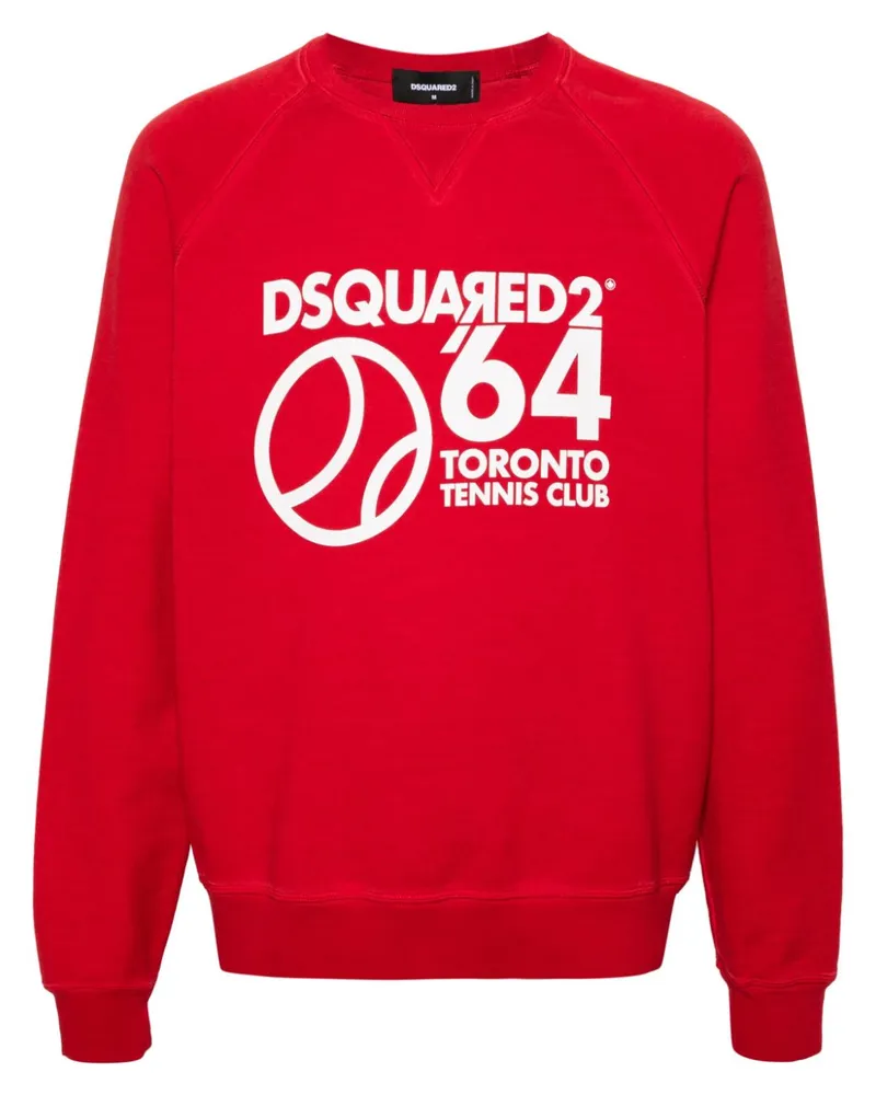 Dsquared2 Toronto Tennis Club Sweatshirt - Rot Rot
