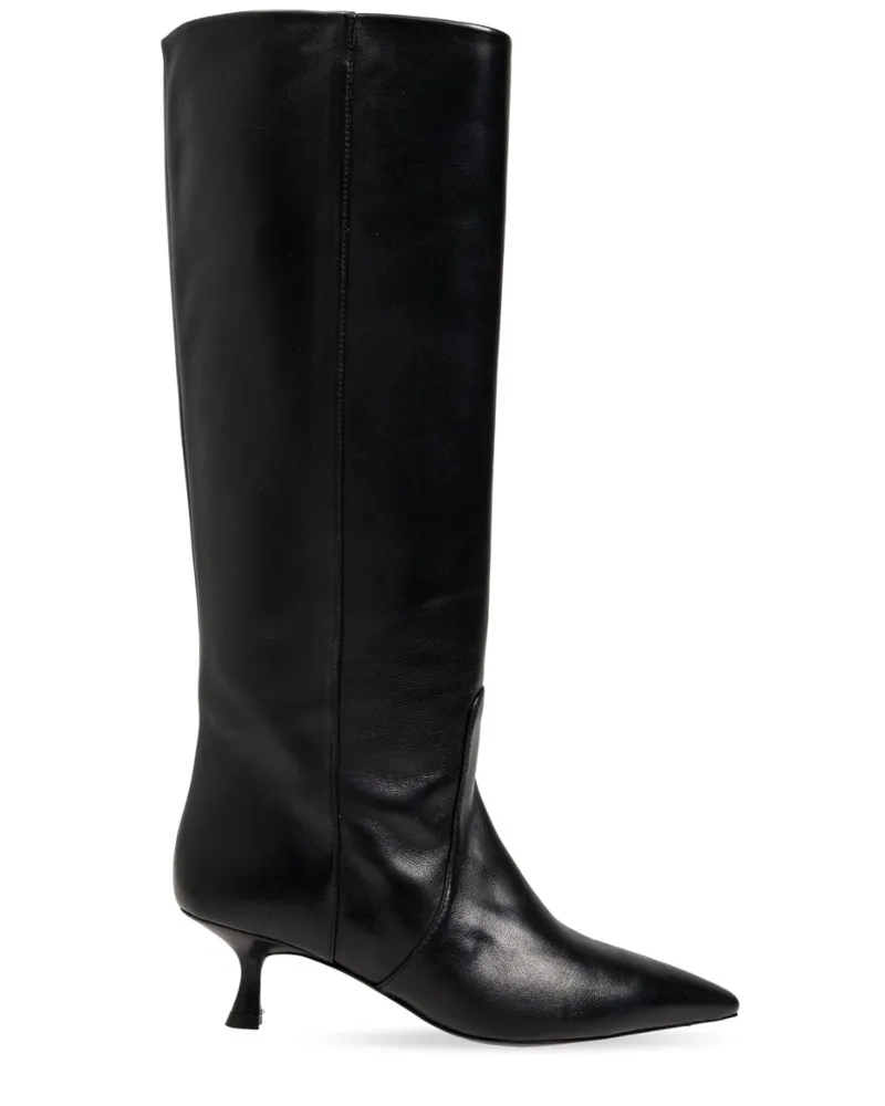 Stuart Weitzman Naomi Stiefel 50mm - Schwarz Schwarz